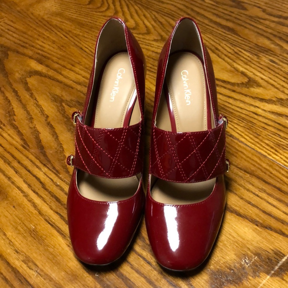 Calvin Klein Maroon Heels